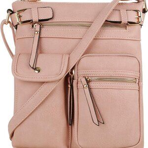 Katie Lightweight Medium Crossbody Bag Shoulder Bag with Multi Pocket for Women